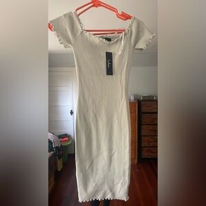 Lulu's Mint Green Ruffle Dress